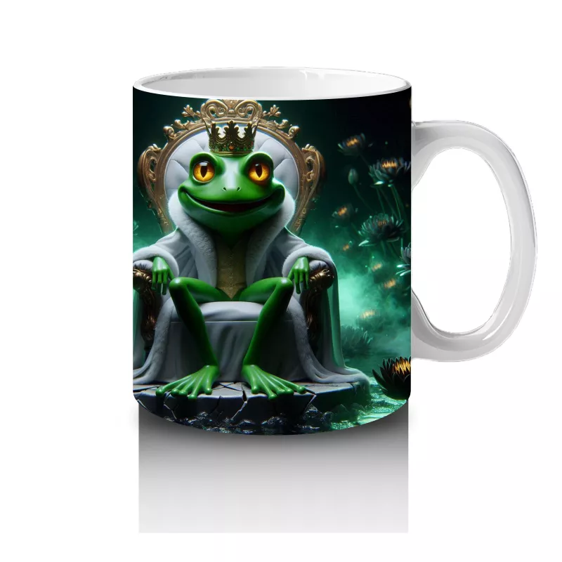 Zehirli İksir Kazanının Başında Bekleyen Büyücü Figürlü Cadılar Bayramı Baskılı Kupa Bardak - 4