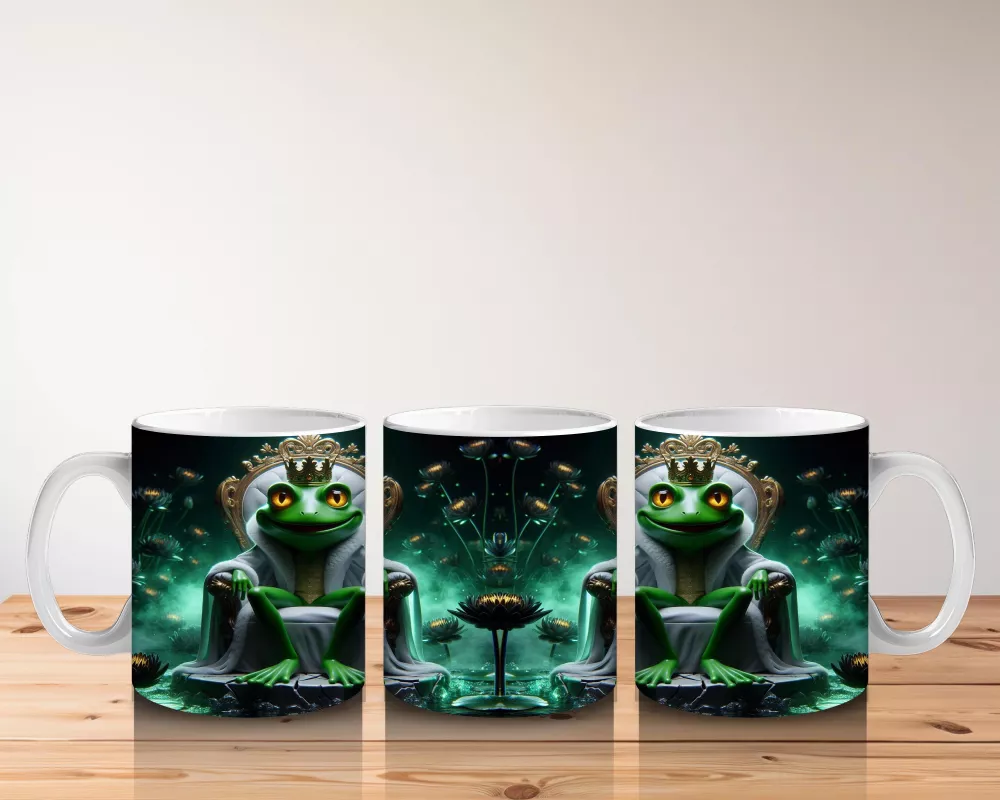 Zehirli İksir Kazanının Başında Bekleyen Büyücü Figürlü Cadılar Bayramı Baskılı Kupa Bardak - 5