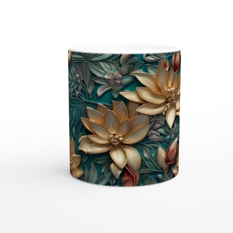 Zümrüt Bahçesi Işıltısı Kupa Bardak - 2