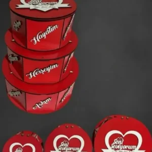 Aşkın Üç Hali: Hayatım, Herşeyim, Aşkım Yazılı 3'lü Kutu Seti