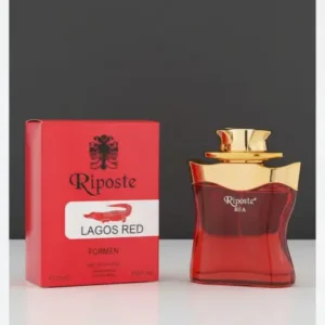 Riposte Lagos Red: Timsah Logolu ve Altın Kapaklı Erkek Parfümü