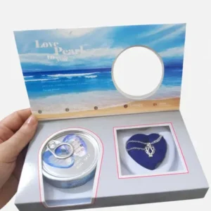 Gerçek İnci İstiridye Kolye Seti - Sihirli İnci Kolye ve Şans Dilek Seti