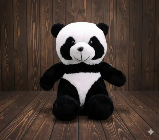 Puffy Panda: Klasik Yumuşak Dokulu Peluş Panda