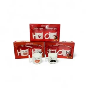 Sevgili Çift Kaşıklı Kupa